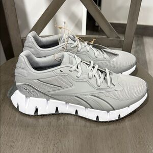 Reebok Mens Zig Dynamica 4 Gray Shoes (NWT)